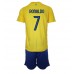 Billige Al-Nassr Cristiano Ronaldo #7 Børnetøj Hjemmebanetrøje til baby 2023-24 Kortærmet (+ korte bukser)
